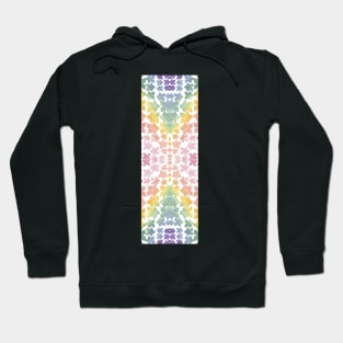 Tie Dye Rainbow Meeple Party Hoodie